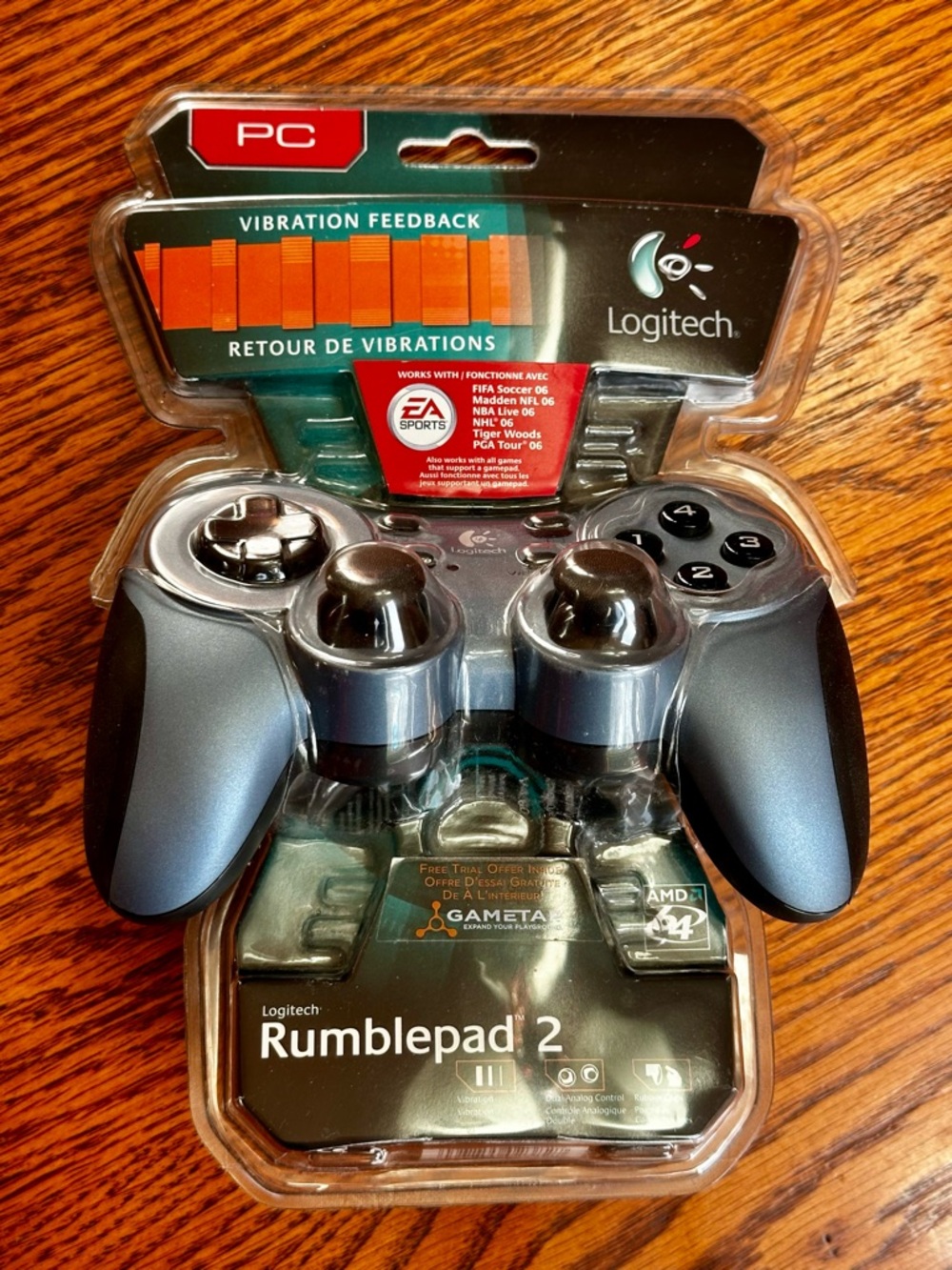 Brand New Logitech Rumblepad 2 USB Corded Gamepad Controller